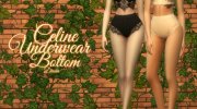 Celine Underwear Bottom for Sims 4 miniature 2