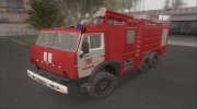 Пожарный КамАЗ-43105 АЦ-40 Телепаново для GTA San Andreas миниатюра 1