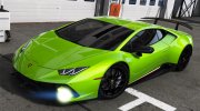 2018 Lamborghini Huracan Performante para GTA 5 miniatura 8