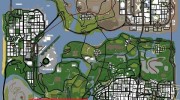 Густой лес v2 для GTA San Andreas миниатюра 4