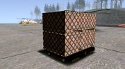 GTA V Airport Trailer (Big cargo trailer) (VehFuncs) for GTA San Andreas miniature 2