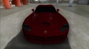 Dodge Viper SRT-10 для GTA San Andreas миниатюра 5