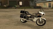 BETA Police Bike для GTA San Andreas миниатюра 2