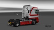 Red White для DAF XF105 para Euro Truck Simulator 2 miniatura 4