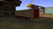 FlatBed Trailer From American Truck Simulator для GTA San Andreas миниатюра 1