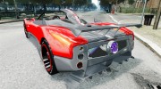 Pagani Zonda Cinque Roadster v2.0 for GTA 4 miniature 3