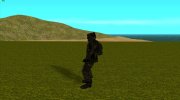 Член группировки Спектрум в кожаной куртке из S.T.A.L.K.E.R v.2 для GTA San Andreas миниатюра 5