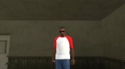 Футболка с красными плечами для GTA San Andreas миниатюра 1