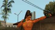 MK9 Jade Nude для GTA San Andreas миниатюра 3