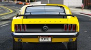 1969 Ford Mustang Boss 302 1.0 для GTA 5 миниатюра 4