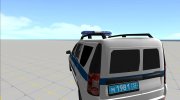 Lada Largus Полиция России para GTA San Andreas miniatura 4