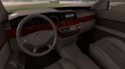 Mercedes-Benz S500 для GTA San Andreas миниатюра 6