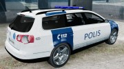 Finnish Police Volkswagen Passat (Poliisi) для GTA 4 миниатюра 5