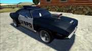 1970 Dodge Challenger Police LVPD для GTA San Andreas миниатюра 3