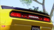 Dodge Challenger SRT8 2009 для GTA San Andreas миниатюра 12