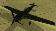 Bf-109 для GTA San Andreas миниатюра 1