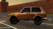 2019 Lada Niva Urban Gold Rich Style Ganja City для GTA San Andreas миниатюра 3