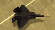 YF-22 Black для GTA San Andreas миниатюра 5