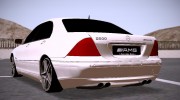 Mercedes-benz S600 AMG для GTA San Andreas миниатюра 2