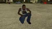 Белая майка (самая страшная в мире) para GTA San Andreas miniatura 3