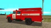 Автоцистерна пожарная  АЦ-40(130)-63Б для GTA San Andreas миниатюра 4