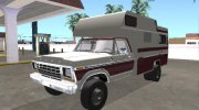 Ford F-150 XLT 1978 Motorhome для GTA San Andreas миниатюра 1