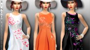 Spring Dresses Set for Sims 4 miniature 1