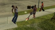 Маньяк с миниганом para GTA San Andreas miniatura 7