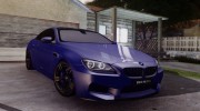BMW M6 F13 Akrapovic para GTA San Andreas miniatura 1