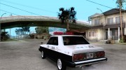 Nissan Skyline 2000 GT Police для GTA San Andreas миниатюра 3