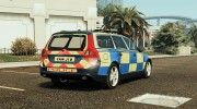 Essex Police Volvo V70 for GTA 5 miniature 3
