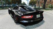 Dodge Viper SRT GTS 2013 para GTA 4 miniatura 3