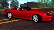 Ferrari 550 Barchetta для GTA San Andreas миниатюра 3
