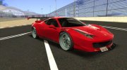 Ferrari 458 Liberty-Walk для GTA San Andreas миниатюра 3