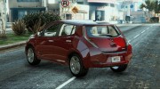 Nissan Leaf 2011 для GTA 5 миниатюра 3