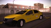 2016 Dacia Logan 2 - Taxi Valentin для GTA San Andreas миниатюра 1