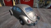 1963 Volkswagen Beetle Deluxe 1300 для GTA San Andreas миниатюра 3