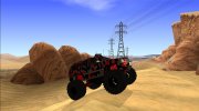 2008 GMC Yukon Monster Truck Camo для GTA San Andreas миниатюра 3