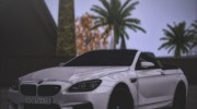 BMW M6 F13 Cabrio для GTA San Andreas миниатюра 1