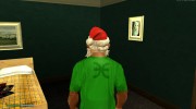 Маска Бухого Деда Мороза v3 (Christmas 2016) para GTA San Andreas miniatura 10