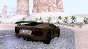 Lamborghini Aventador LP700-4 Roadstar для GTA San Andreas миниатюра 3