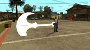 Огромная белая секира из Teenage Mutant Ninja Turtles (2003) для GTA San Andreas миниатюра 1