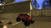 2008 GMC Yukon Monster Truck Camo для GTA San Andreas миниатюра 5