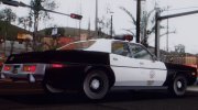 1978 Plymouth Fury Los Angeles Police Departament para GTA San Andreas miniatura 3