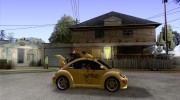 Volkswagen Beetle Pokemon для GTA San Andreas миниатюра 5