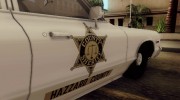 Dodge Monaco Hazzard County Sheriff para GTA San Andreas miniatura 4