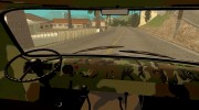 UAZ Serbian Military Vehicle para GTA San Andreas miniatura 4