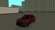 Mitsubishi Lancer Evolution X for GTA San Andreas miniature 4