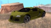 Bugatti Veyron 3B 16.4 for GTA San Andreas miniature 1