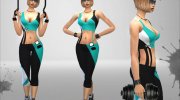 Sportswear Athletic Suit 2 для Sims 4 миниатюра 3
